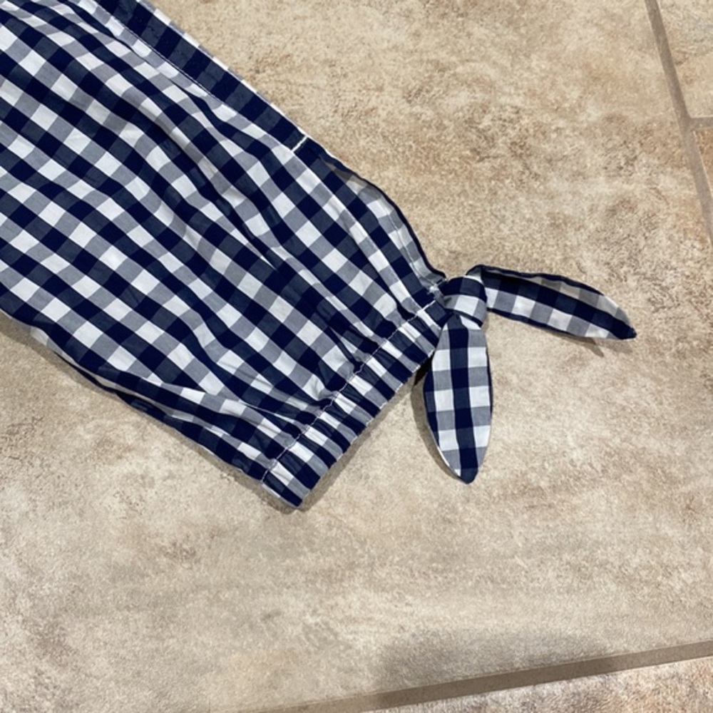 Vineyard Vines Blue Smocked 3/4 Sleeve Blouse NWOT - Picture 4 of 6